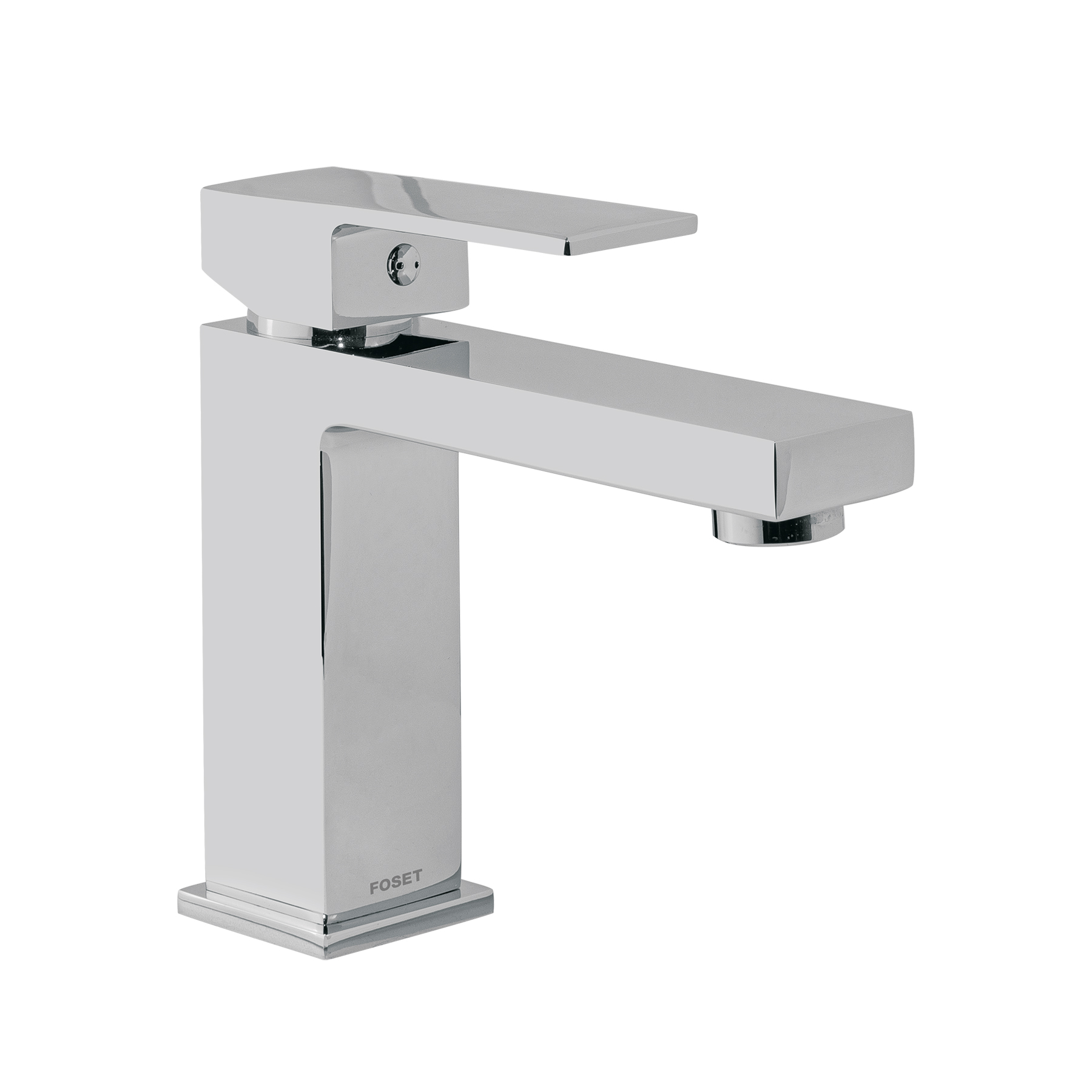 Monomando corto para lavabo, cromo, FOSET KUBO