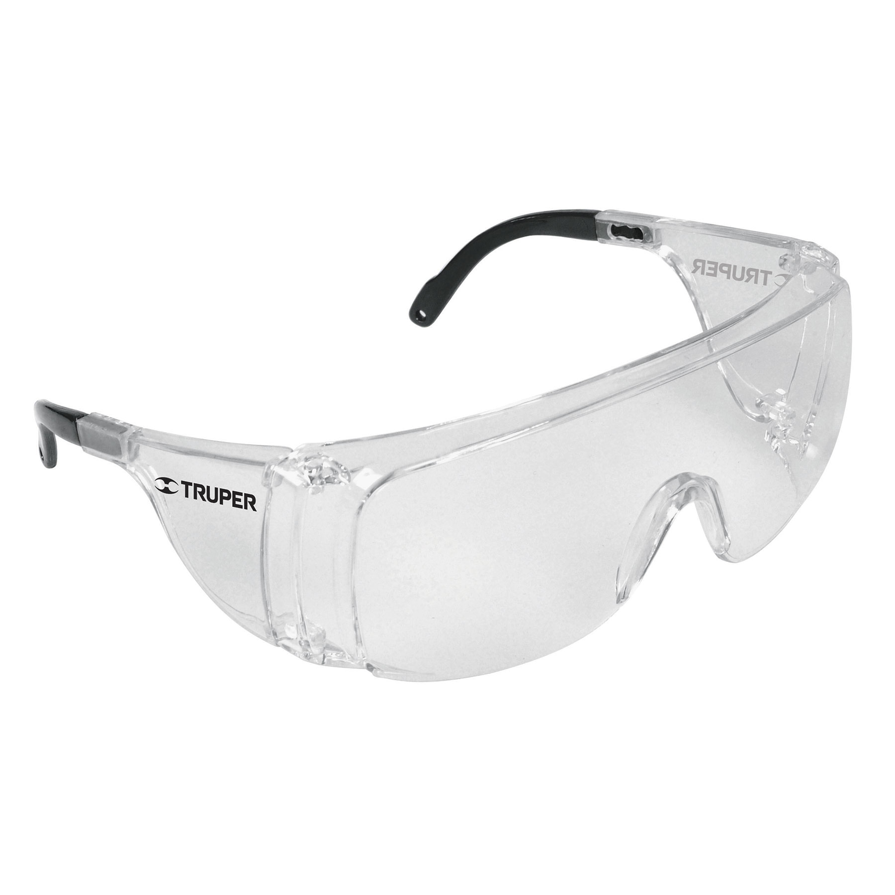 Sobrelentes de seguridad transparentes, Truper Safe, Lentes y Goggles, 14308