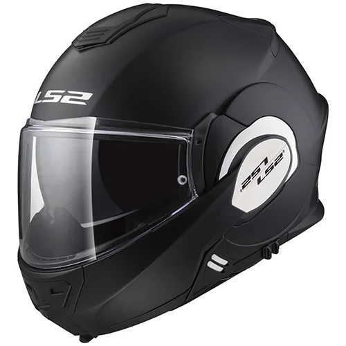 CASCO ABATIBLE LS2 VALIANT 180 DEGREES SOLID M NGO/MATE FF39