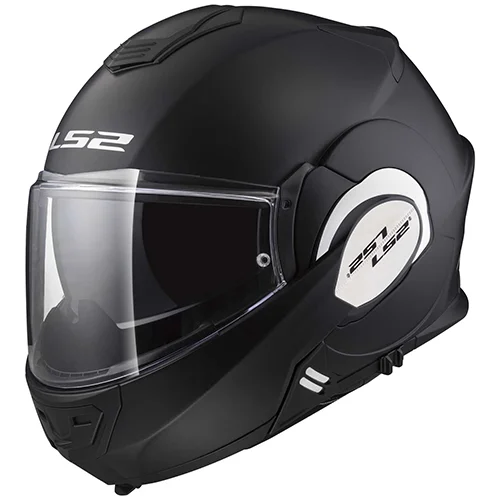 CASCO ABATIBLE LS2 VALIANT 180 DEGREES SOLID XXL NGO/MATE FF