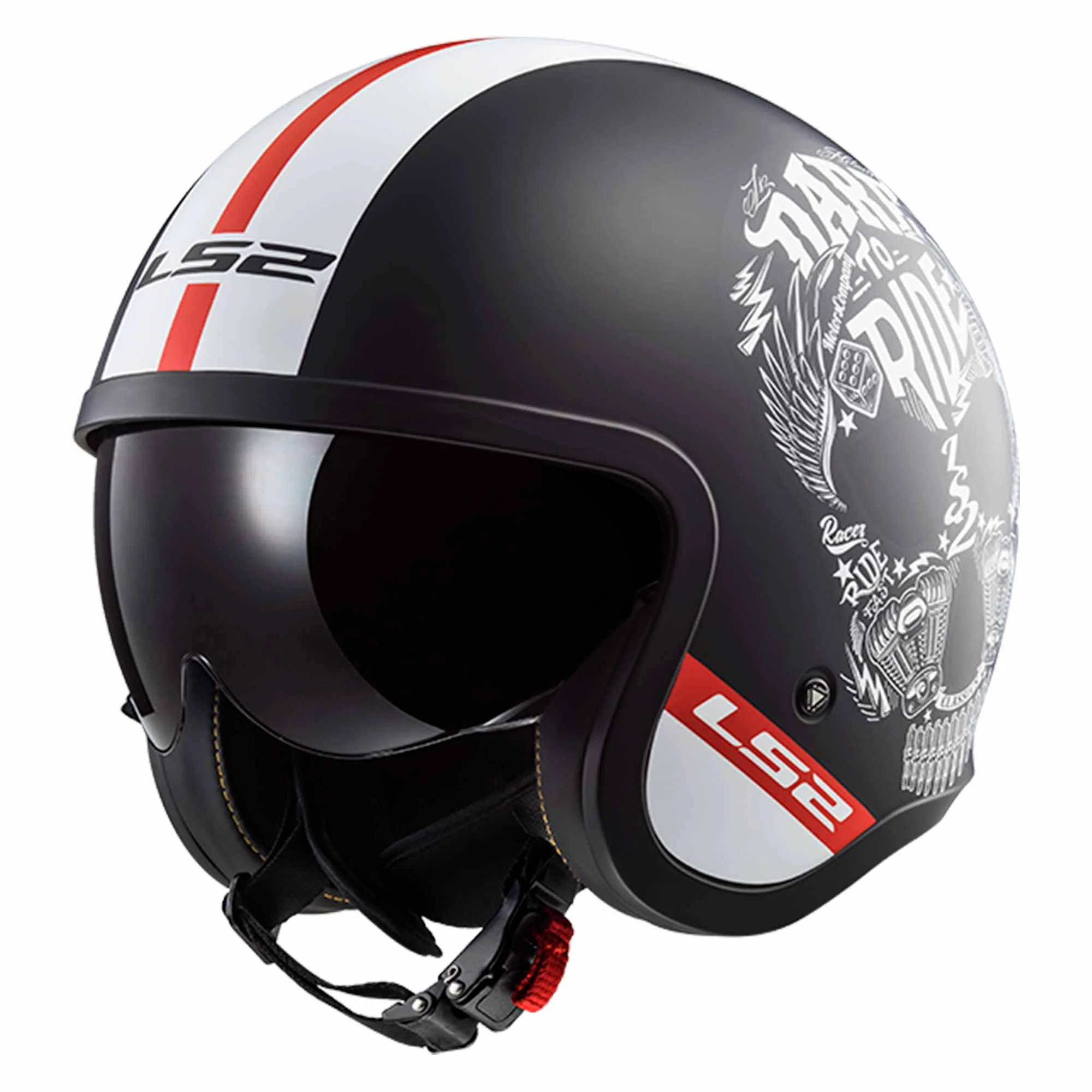 CASCO ABIERTO LS2 SPITFIRE II INKY M NGO/MATE/BCO OF599