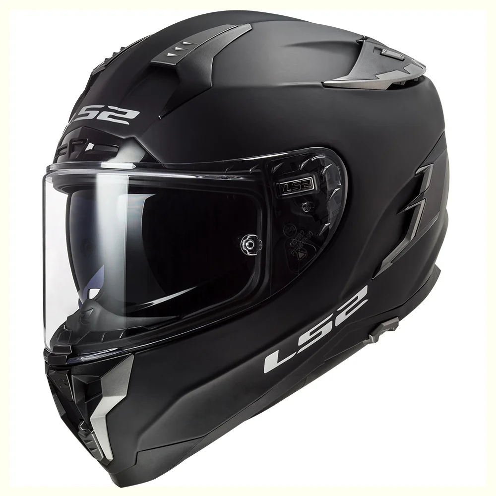 CASCO CERRADO LS2 CHALLENGER SOLID L NGO/MATE FF327