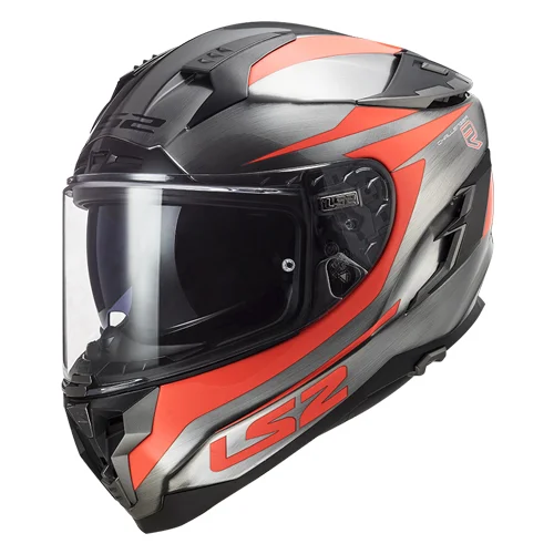 CASCO CERRADO LS2 CHALLENGER CANNON XXL GRS/NJA FLUO FF327