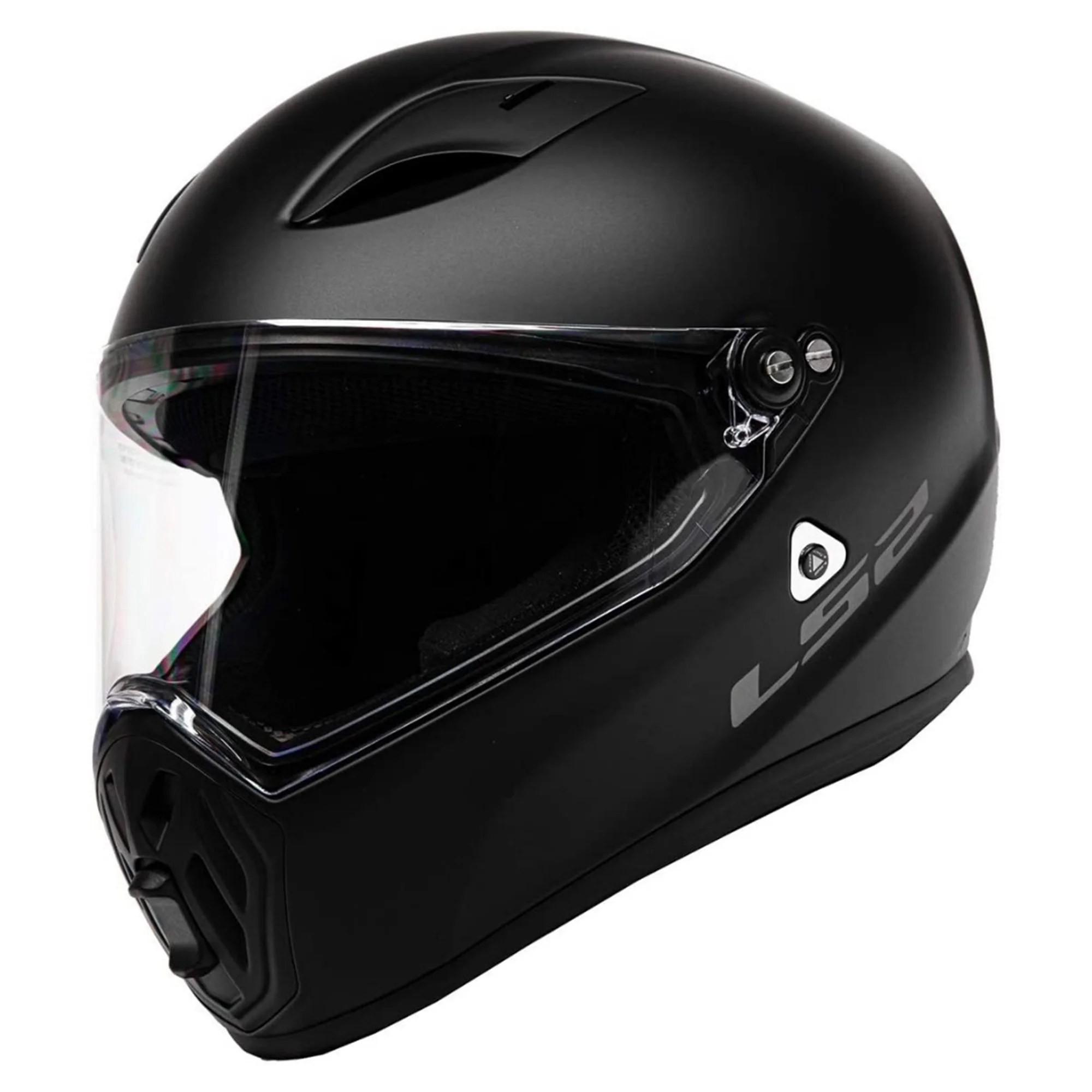 CASCO CERRADO LS2 STREETFIGHTER SOLID XXL NGO/MATE MX419