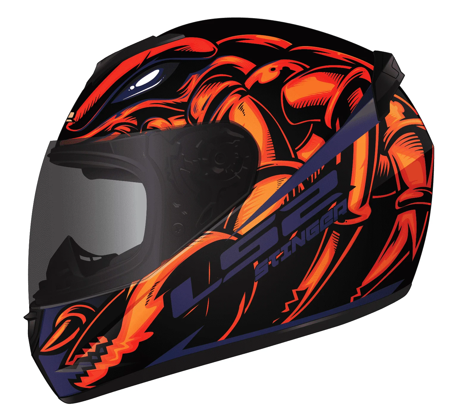 CASCO CERRADO LS2 ROOKIE STINGER L NGO/NJA FF352