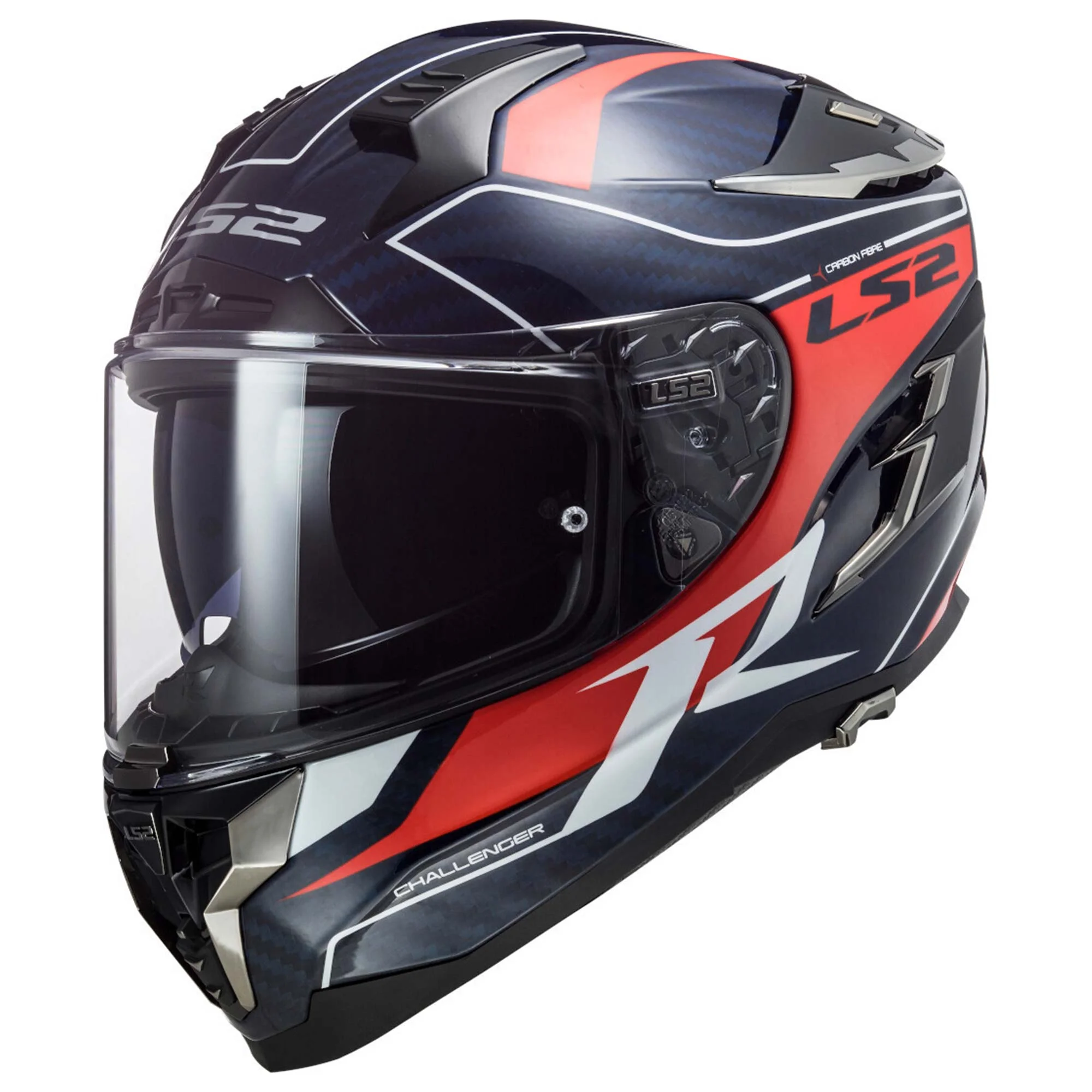 CASCO CERRADO LS2 CHALLENGER CT2 GRID XL AZL/ROJ FF327