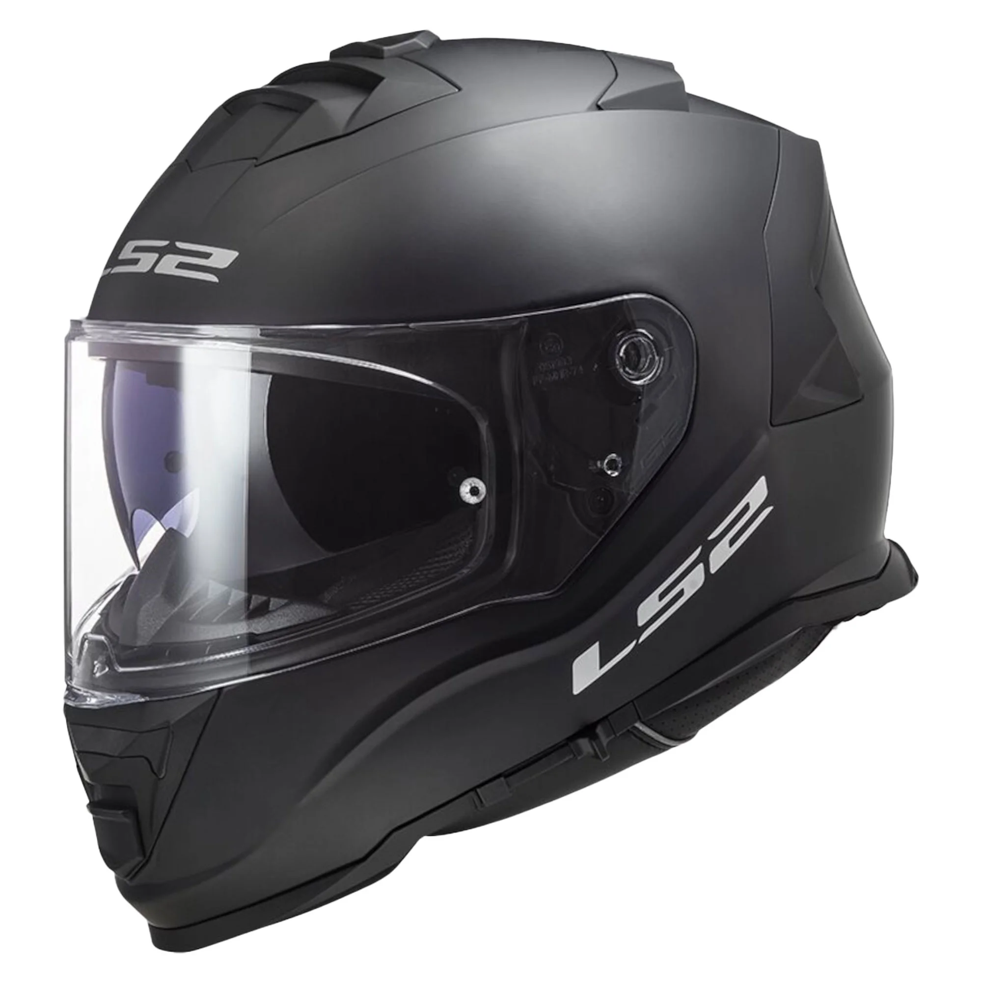 CASCO CERRADO LS2 STORM II SOLID S NGO/MATE FF800