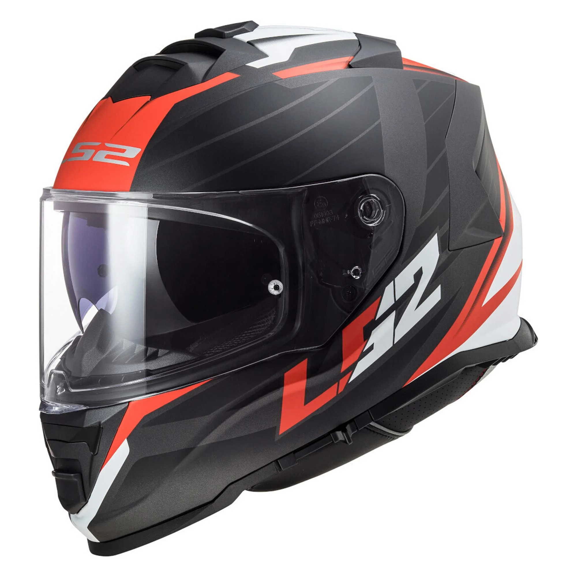 CASCO CERRADO LS2 STORM II NERVE XXL NGO/MATE/ROJ FF800