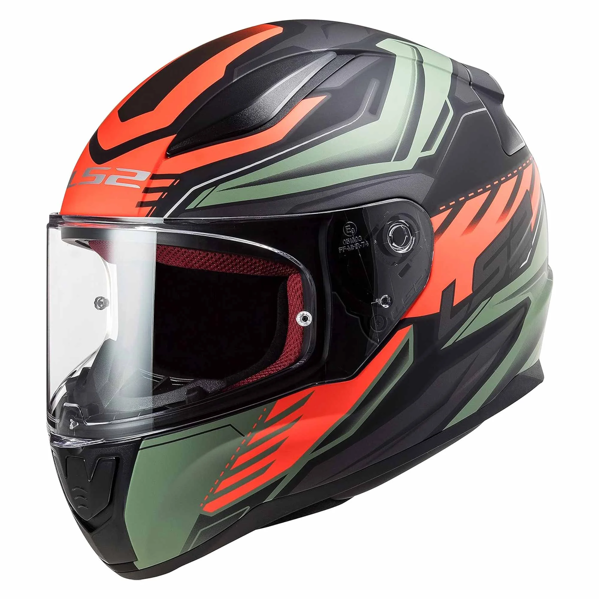 CASCO CERRADO LS2 RAPID II GALE S NGO/MATE/ROJ/VDE FF353