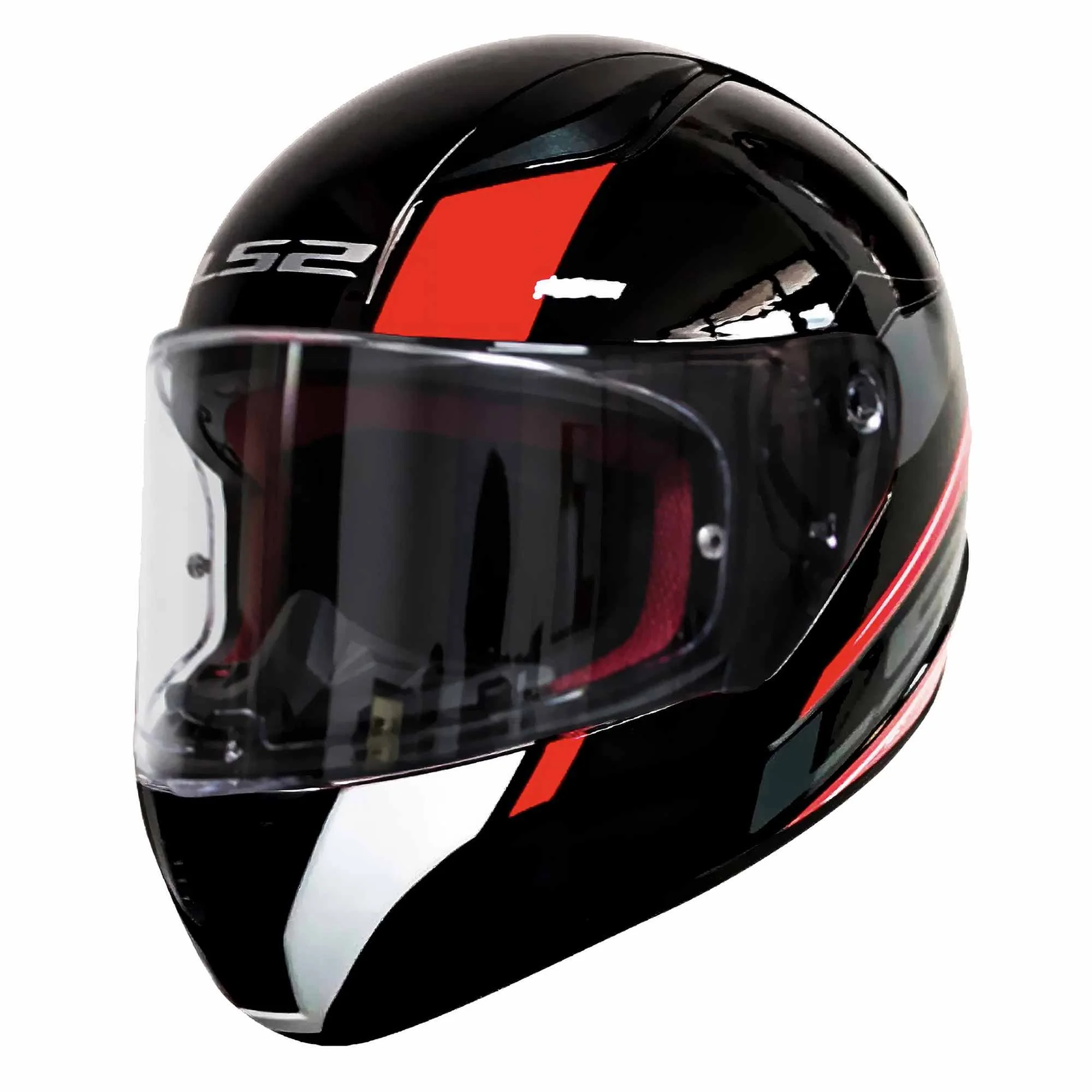 CASCO CERRADO LS2 RAPID II DRIVEWAY M NGO/ROJ/MATE FF353