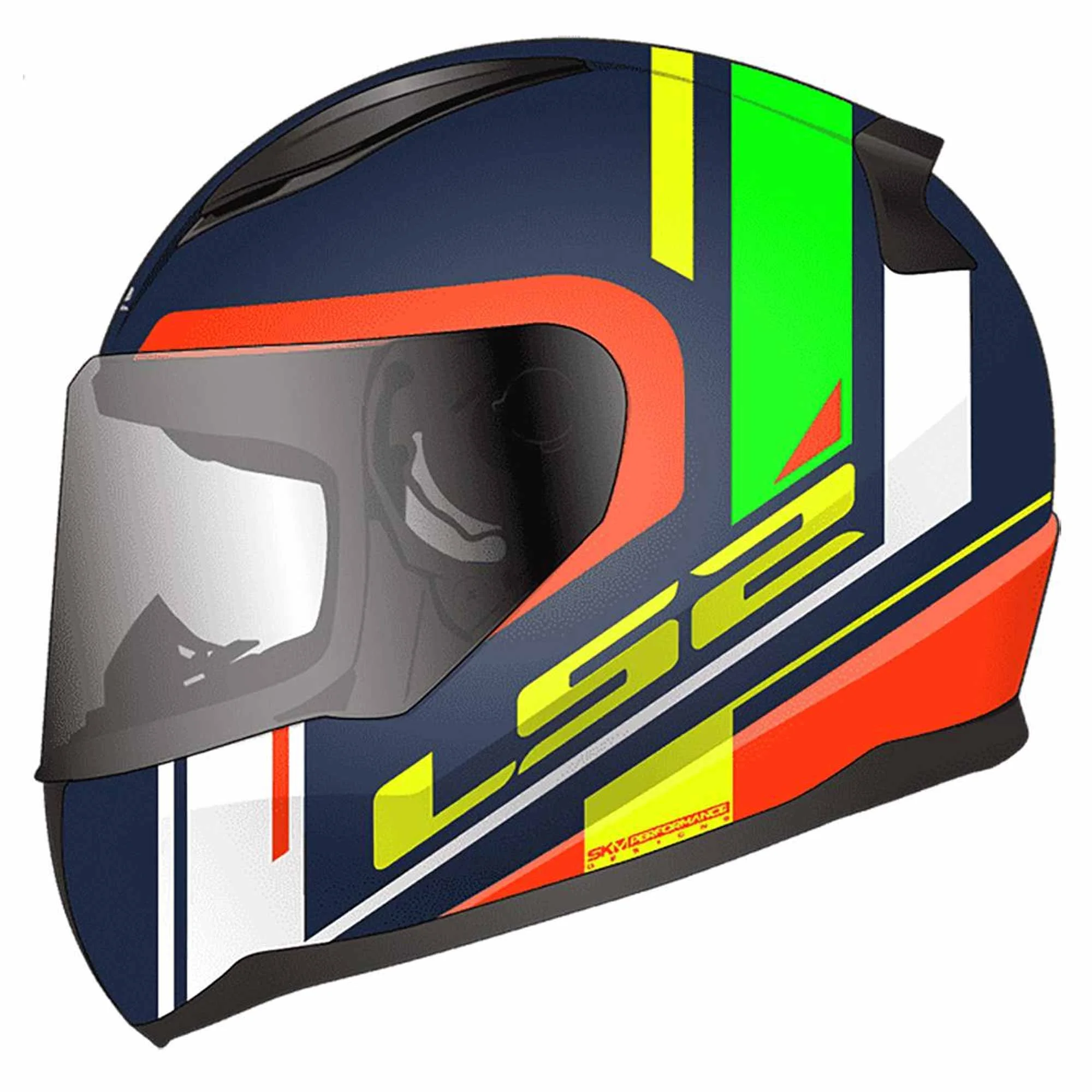 CASCO CERRADO LS2 RAPID II CHOS XL AZL/NJA FF353