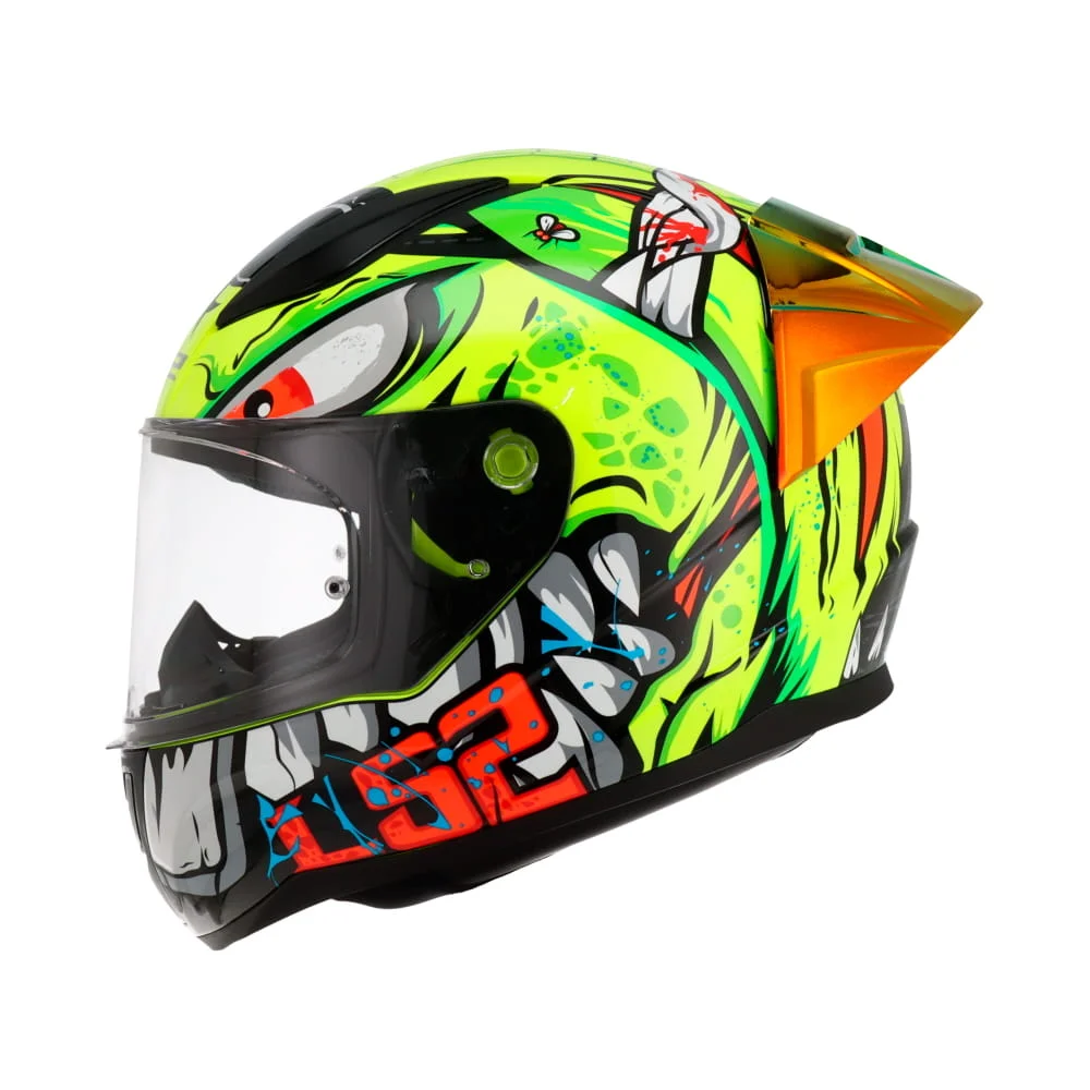 CASCO CERRADO LS2 RAPID II BADASS S AMARILLO FF353