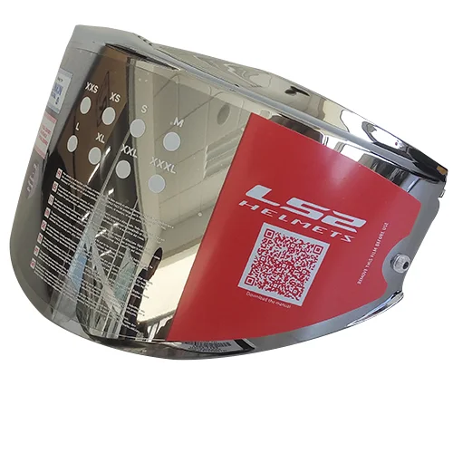 MICA PARA CASCO LS2 FF399 IRIDIUM PLATA