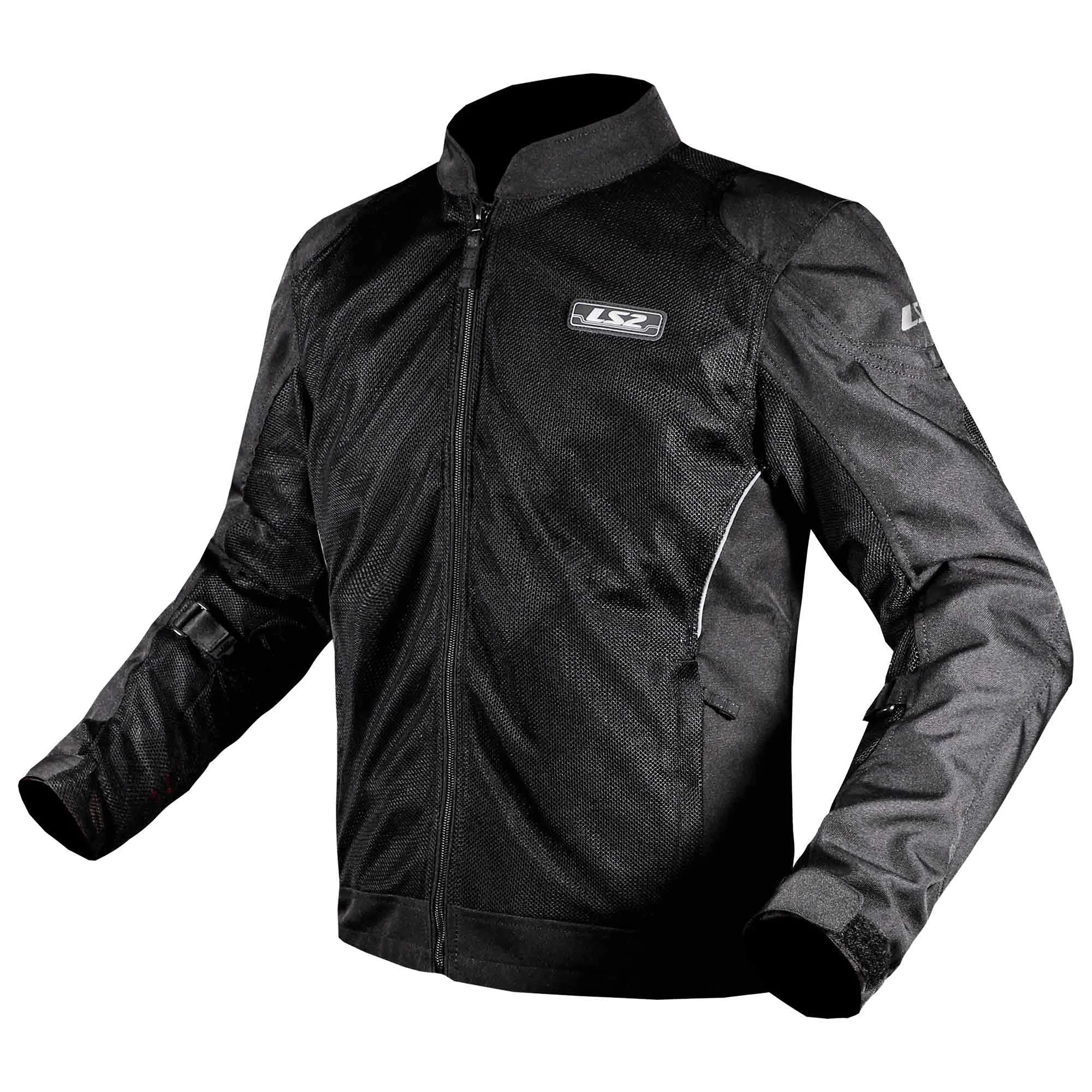 CHAMARRA DEPORTIVA LS2 2XL NEGRO AIRY EVO TEXTIL
