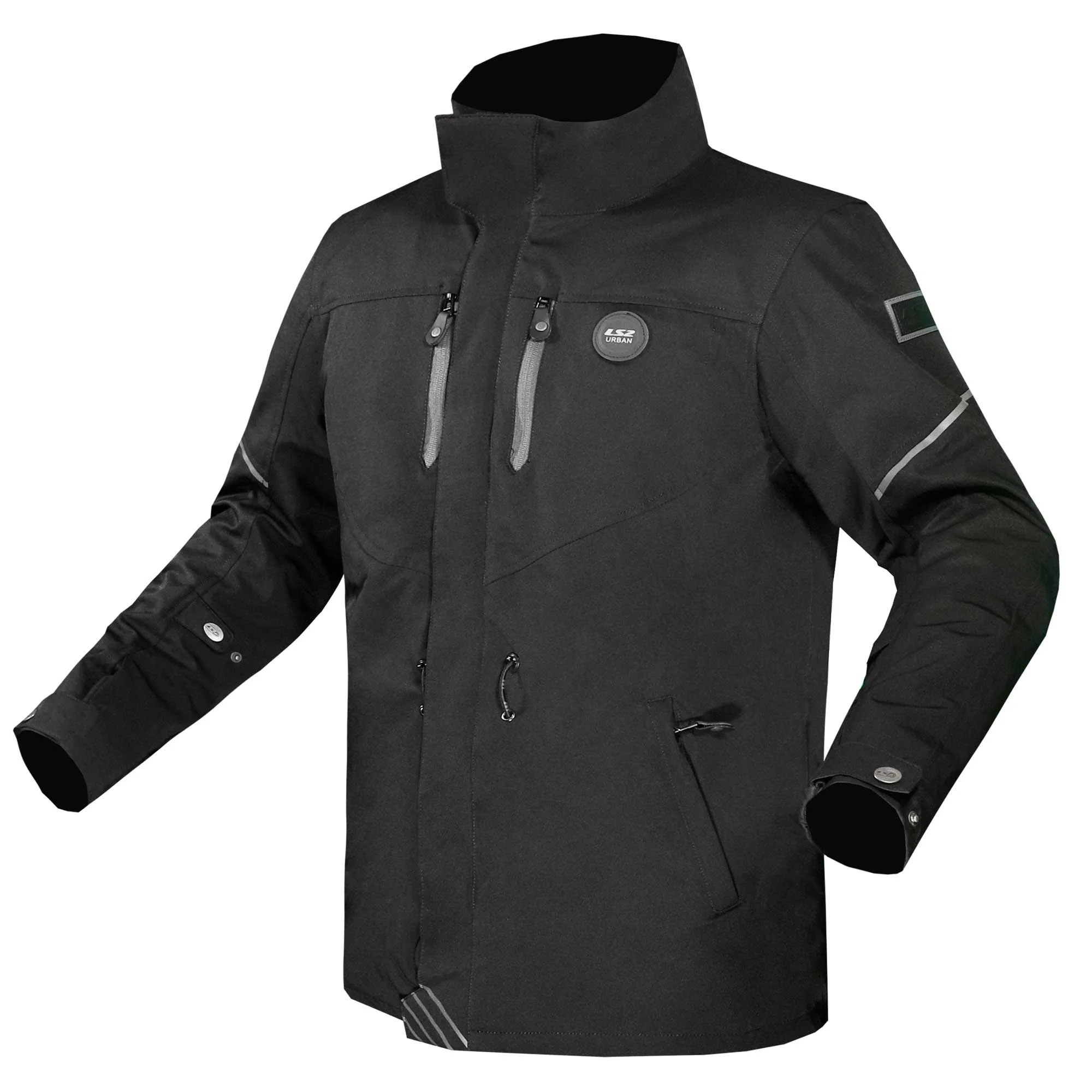 CHAMARRA DEPORTIVA LS2 M NEGRO RAMBLA EVO TEXTIL