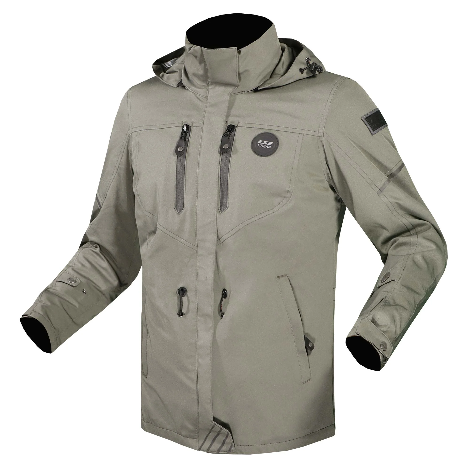 CHAMARRA DEPORTIVA LS2 L KHAKI RAMBLA EVO TEXTIL P/DAMA