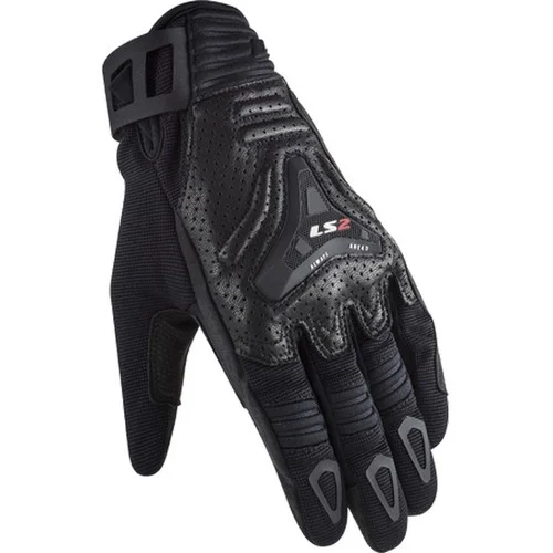 GUANTES VEL LS2 XL NGO/GRS AL TERRAIN TEXTIL/PIEL