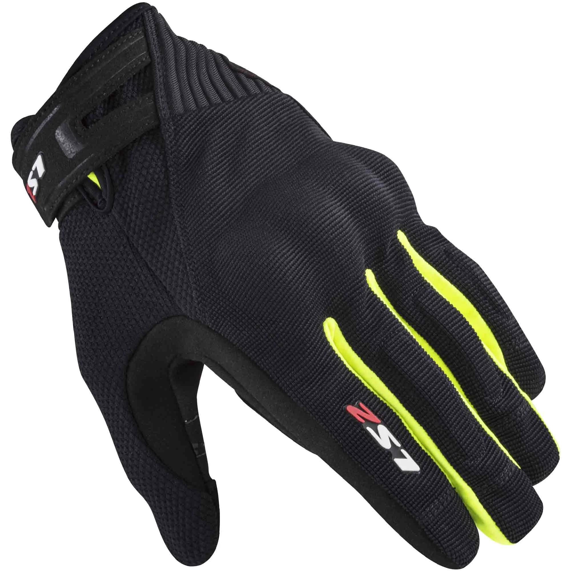 GUANTES VEL LS2 S NGO/AMA FLUO DART 2 TEXTIL