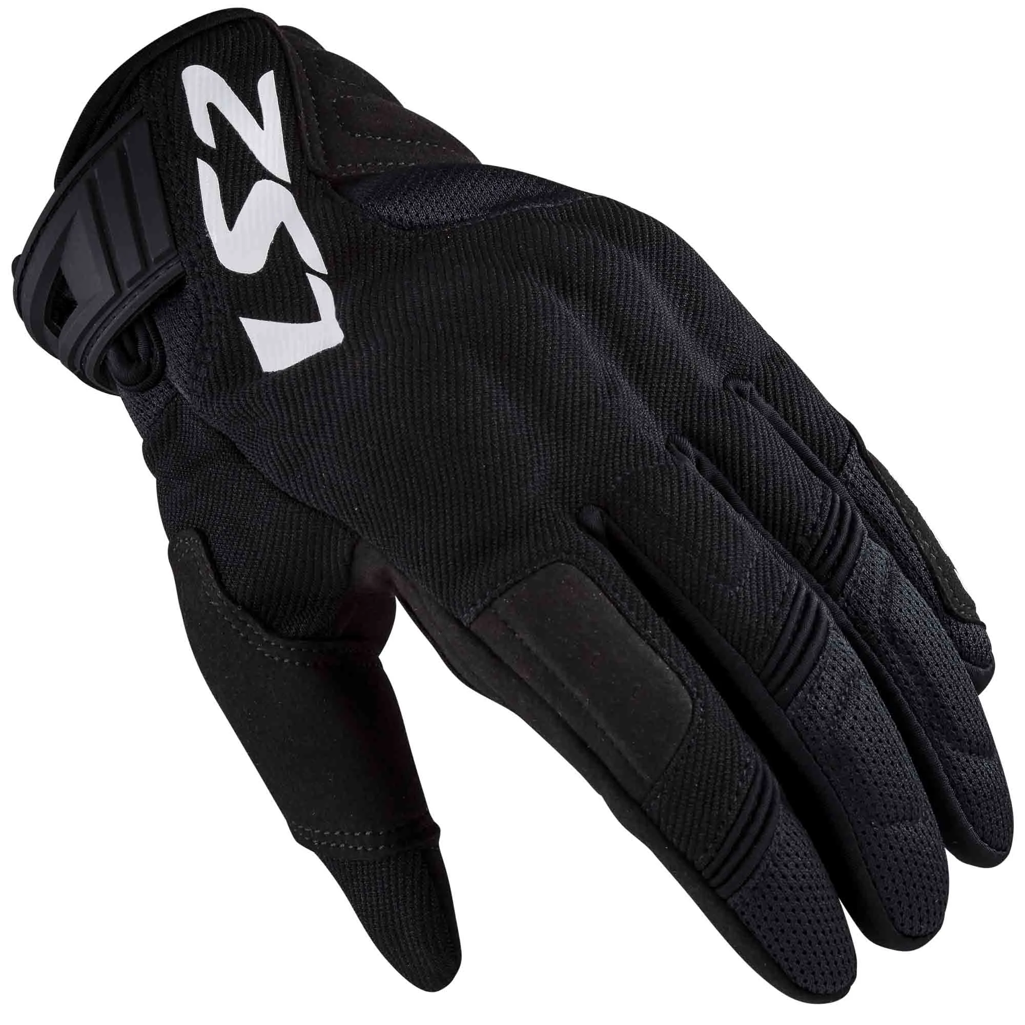 GUANTES VEL LS2 XL NEGRO SILVA TEXTIL