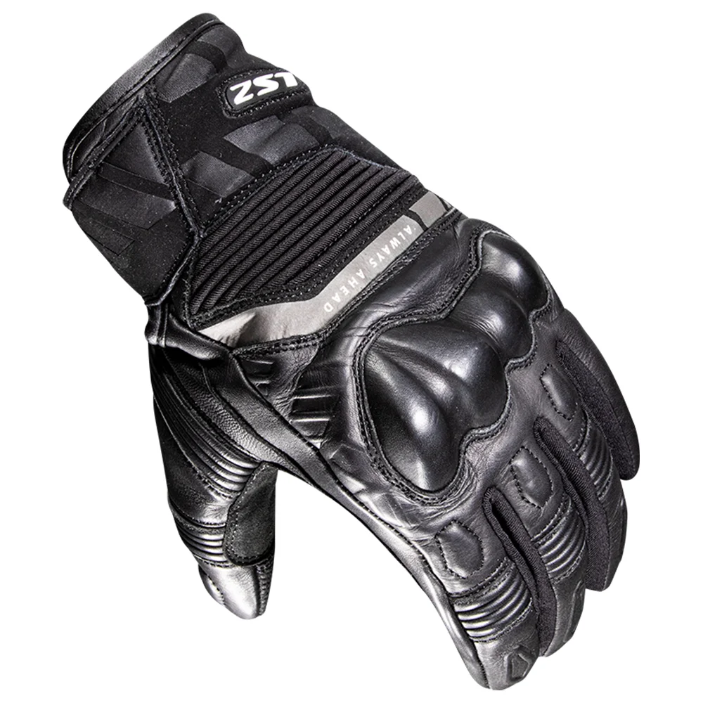 GUANTES VEL LS2 L NEGRO OCTANE PIEL