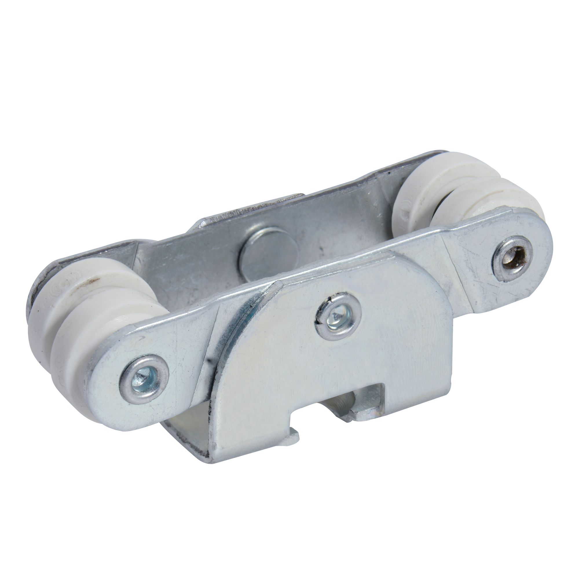 Juego de carretillas riel TT 4 baleros para clóset, galvanizada Lock