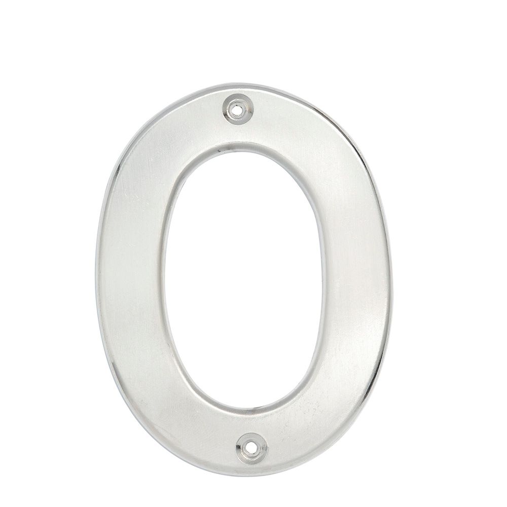 Número 0 bold 4" níquel satinado Lock