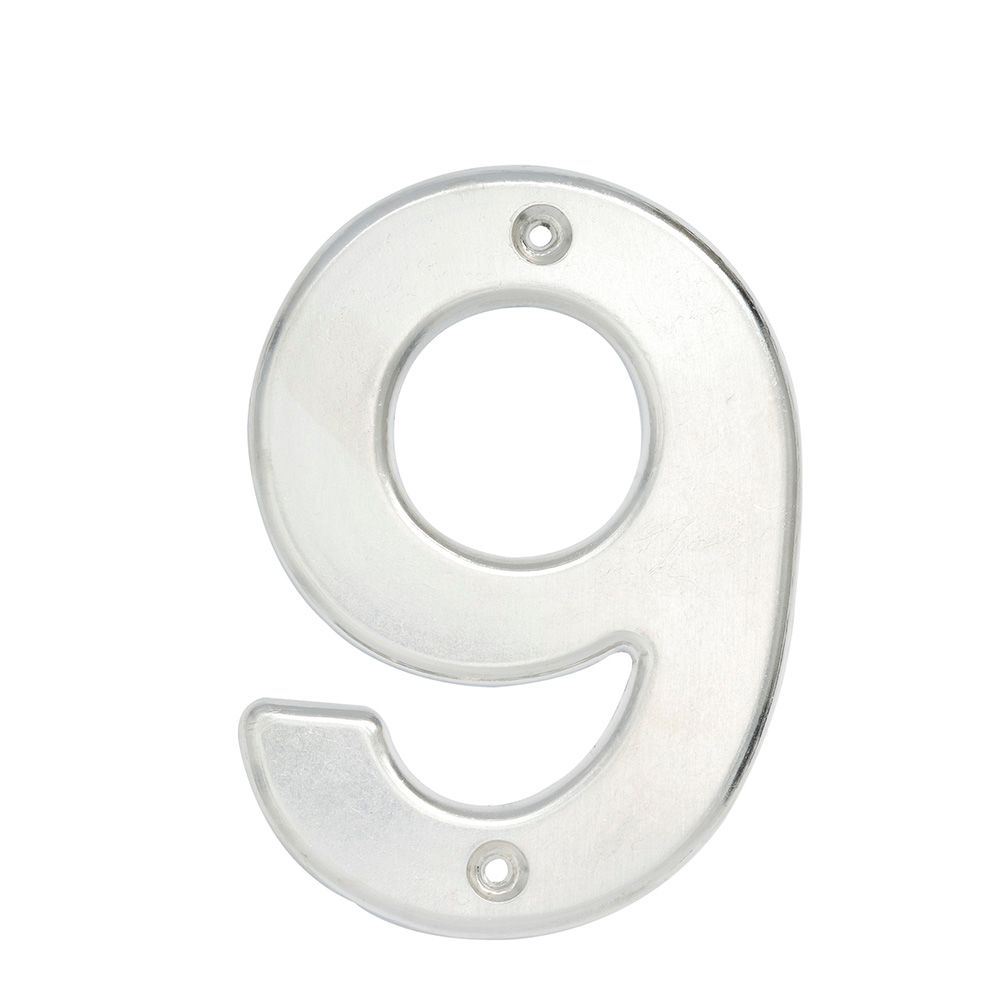 Número 9 bold 4" níquel satinado Lock
