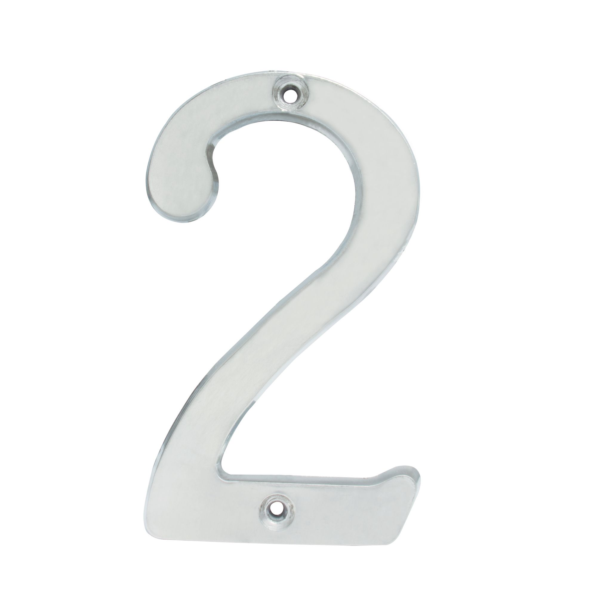 Número 2 slim 4" níquel satinado Lock