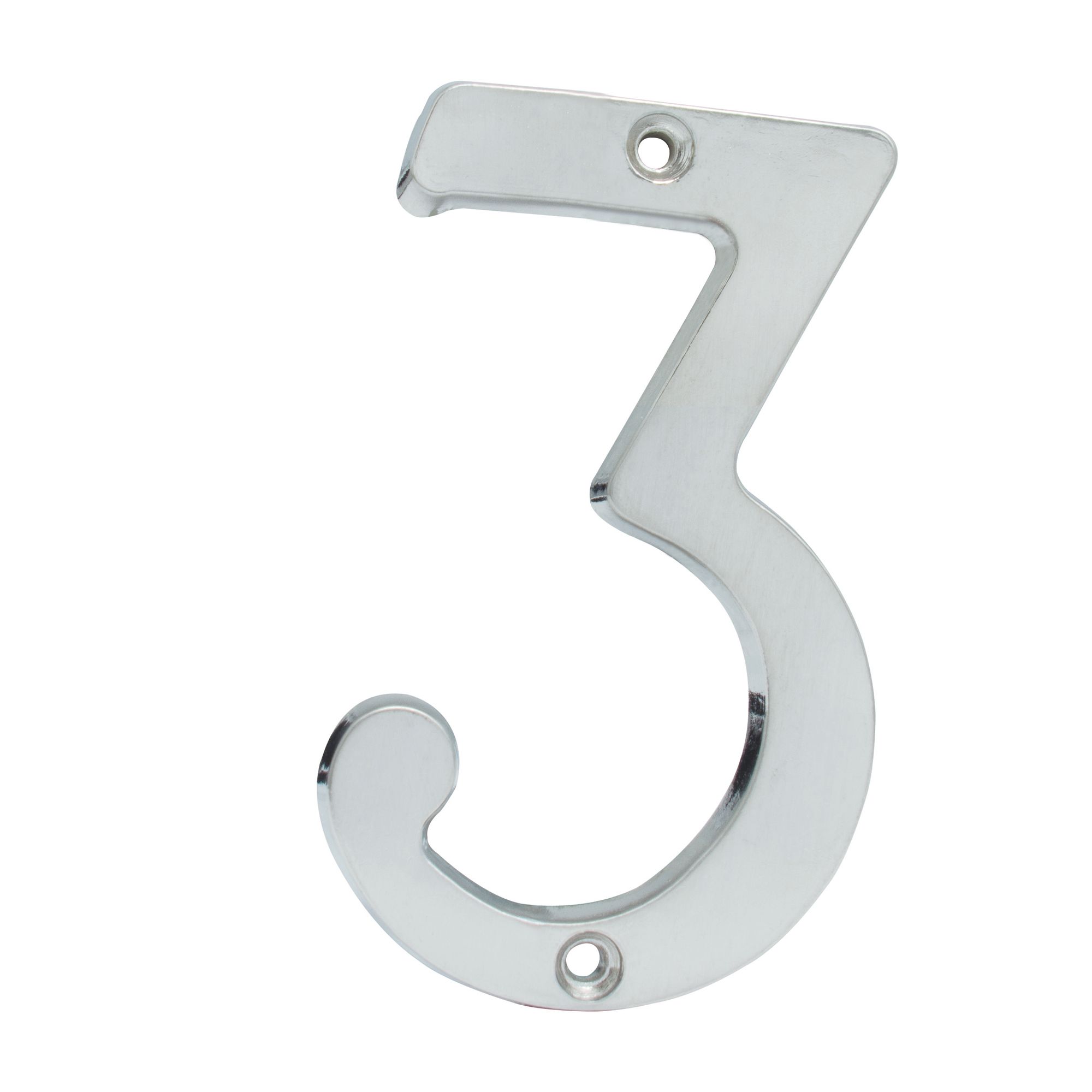 Número 3 slim 4" níquel satinado Lock