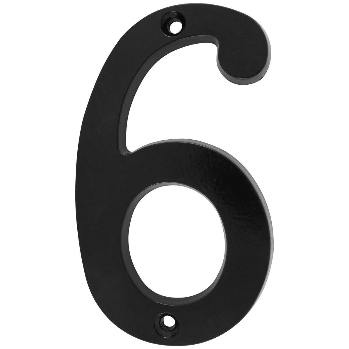 Número 6 slim 4 in negro