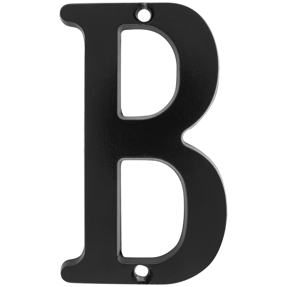 Letra B slim 4 in negro