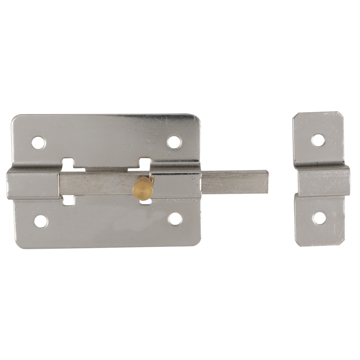 Pasador de sobreponer de barra cromo brillante 5 cm Lock