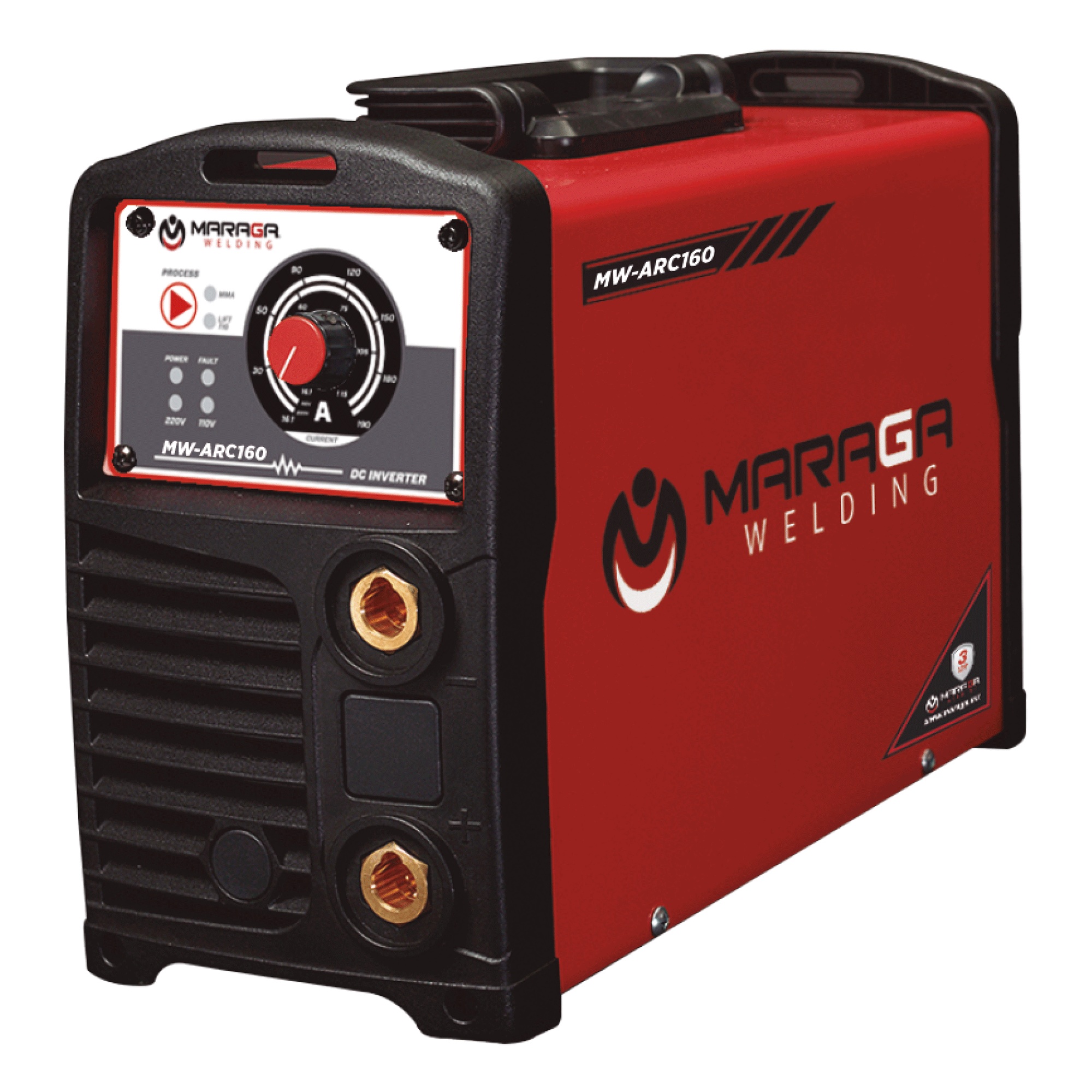 Soldadora Inversora MW-ARC160 160A 110/220V MMA TIG Lift Auto-Line Soldadora Inversora ARC160, 160A, 110/220V, con SMAW, LIFT-TIG, Ahorrador de Energía, Auto-Line, Lift-Tig, Anti-Stick, Hot-Start,Arc-Force,1 Fase
