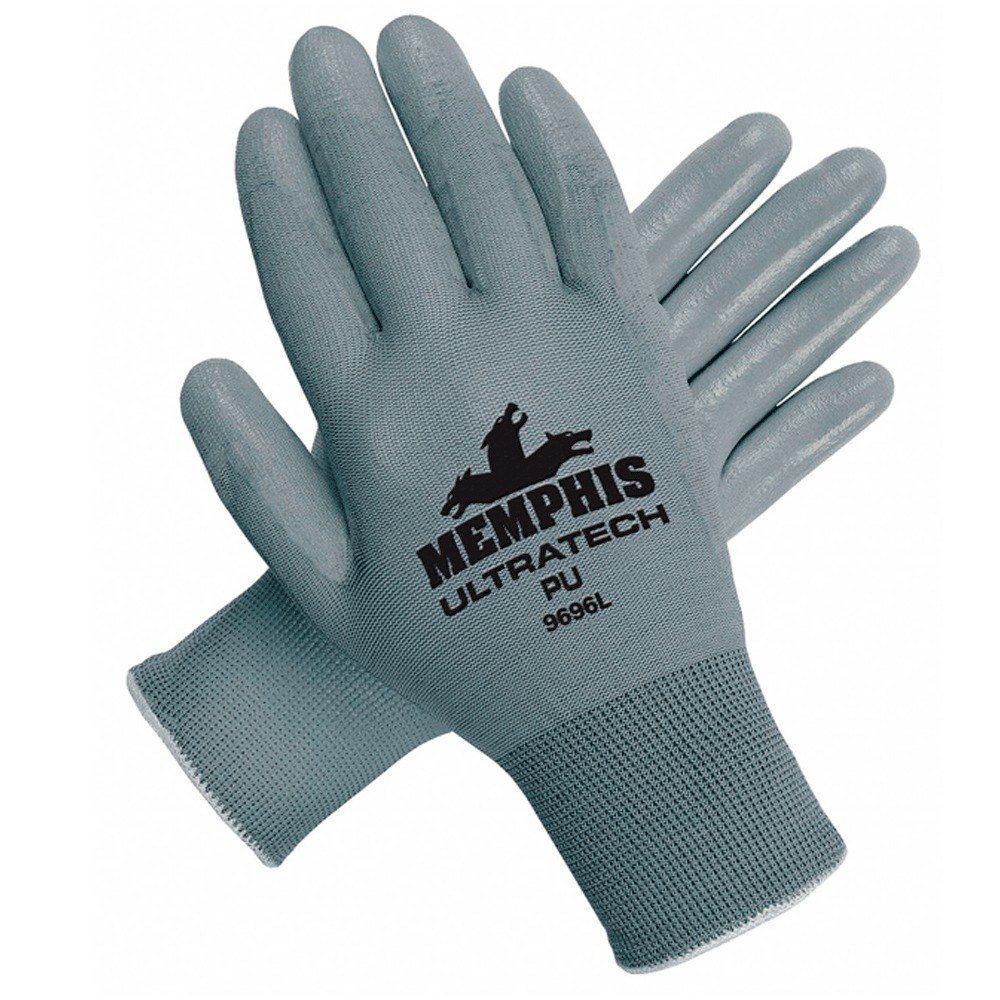 Guante Ultra-Tech Protección Ultra de Nylon Gris T-L MCR SAFETY 9696