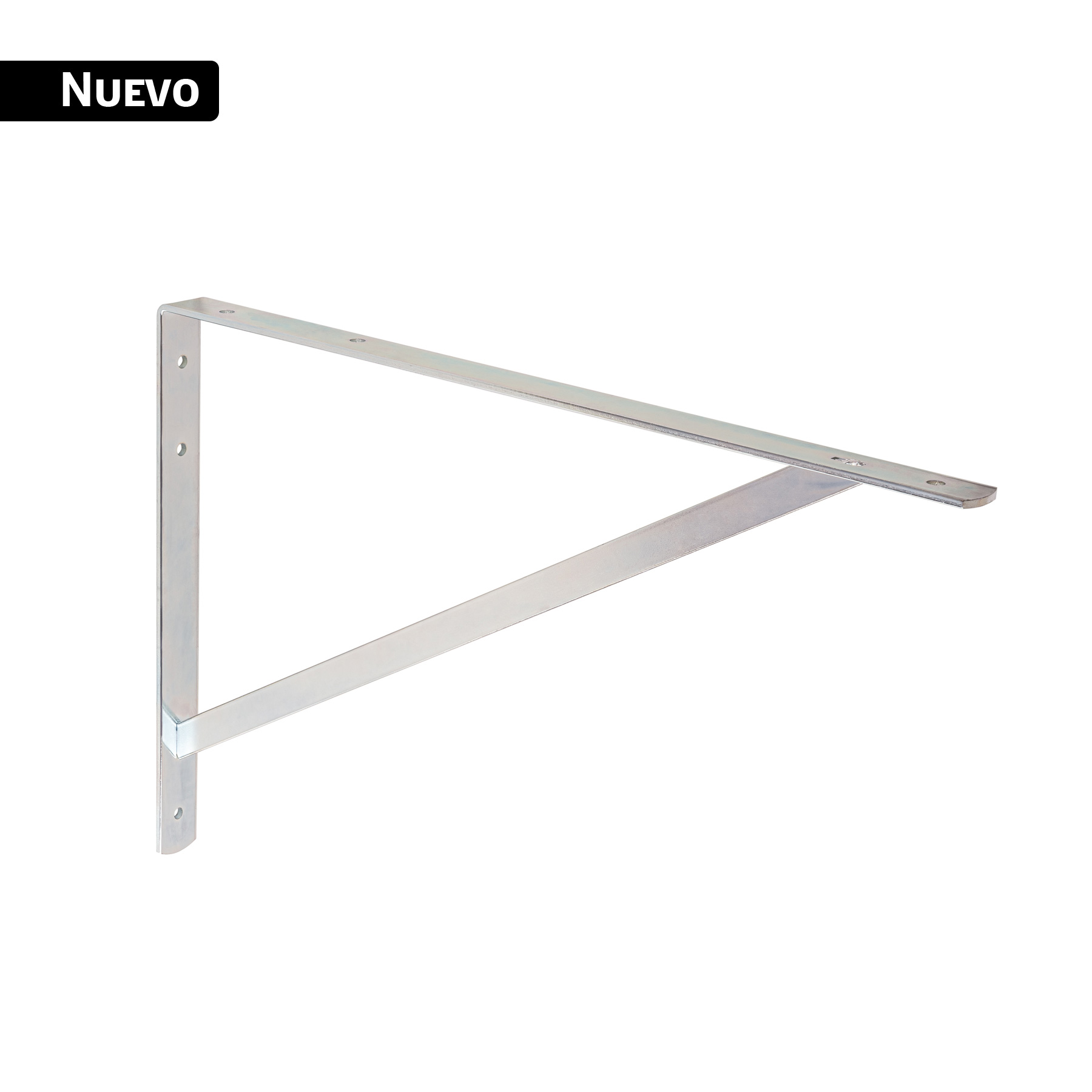Ménsula de acero reforzado galvanizada 13 x 20', FIERO