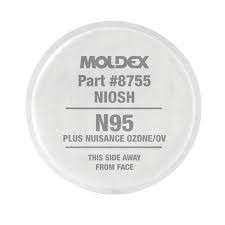 Filtros N95 Plus de Partículas de Alivio de Vapor Orgánico de Nivel Molesto MOLDEX 8755