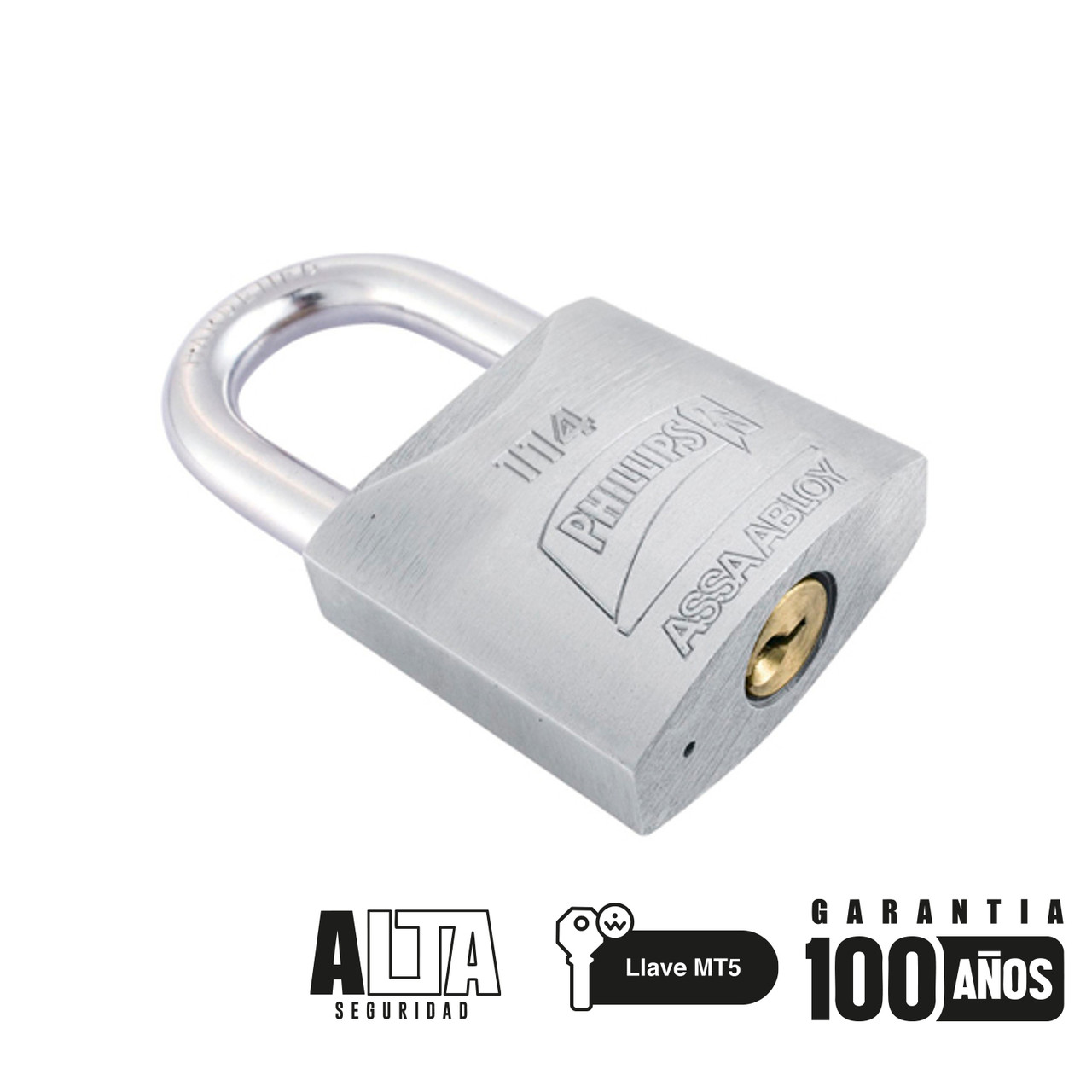 PHILLIPS - CANDADO METALICO 114 CAJ A
