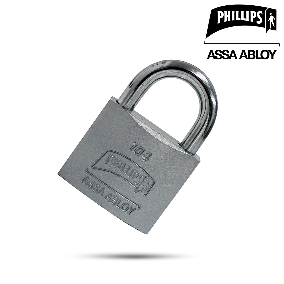 PHILLIPS - CANDADO HIERRO 104 CAJA