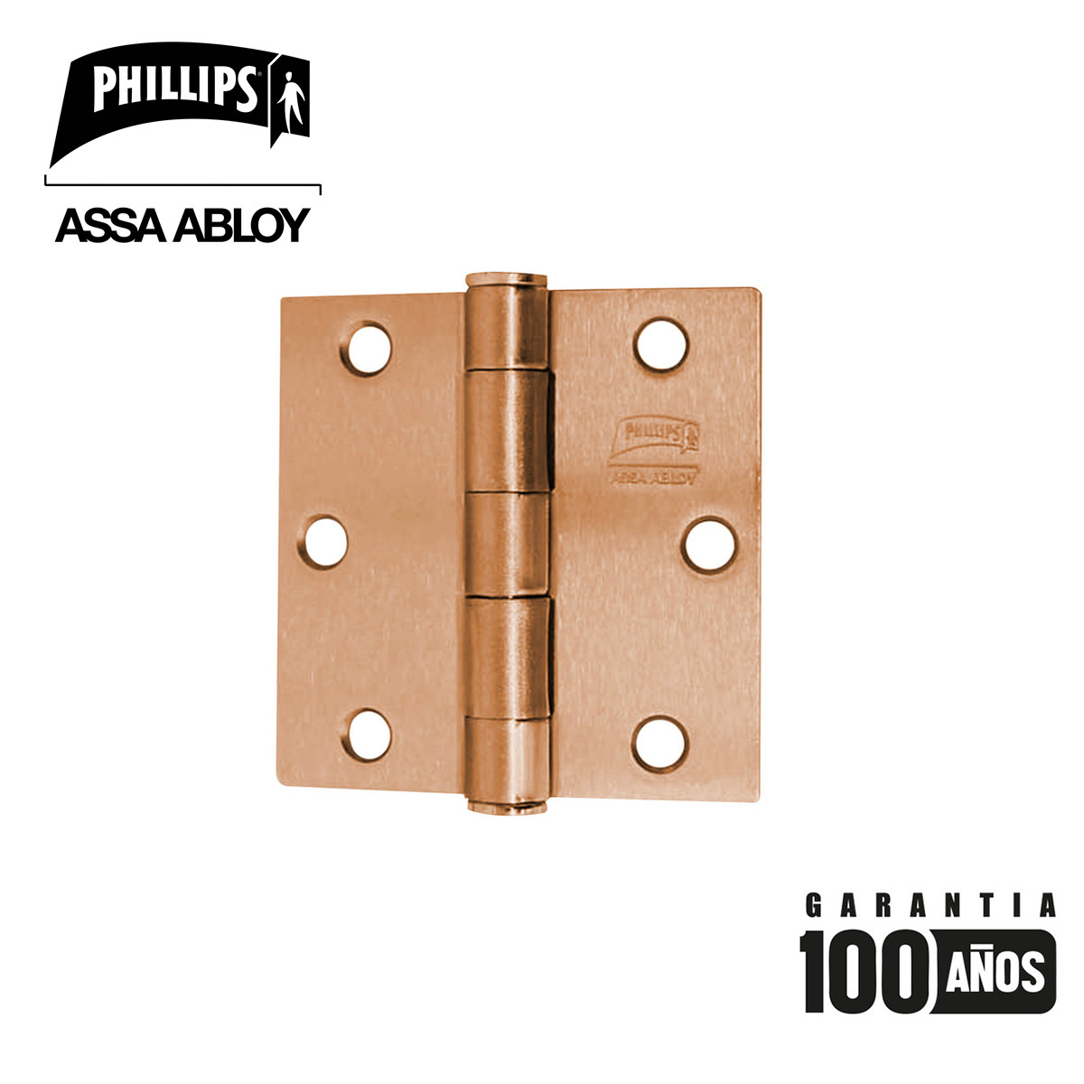 PHILLIPS - BISAGRA B ARQ 3X3 US10B