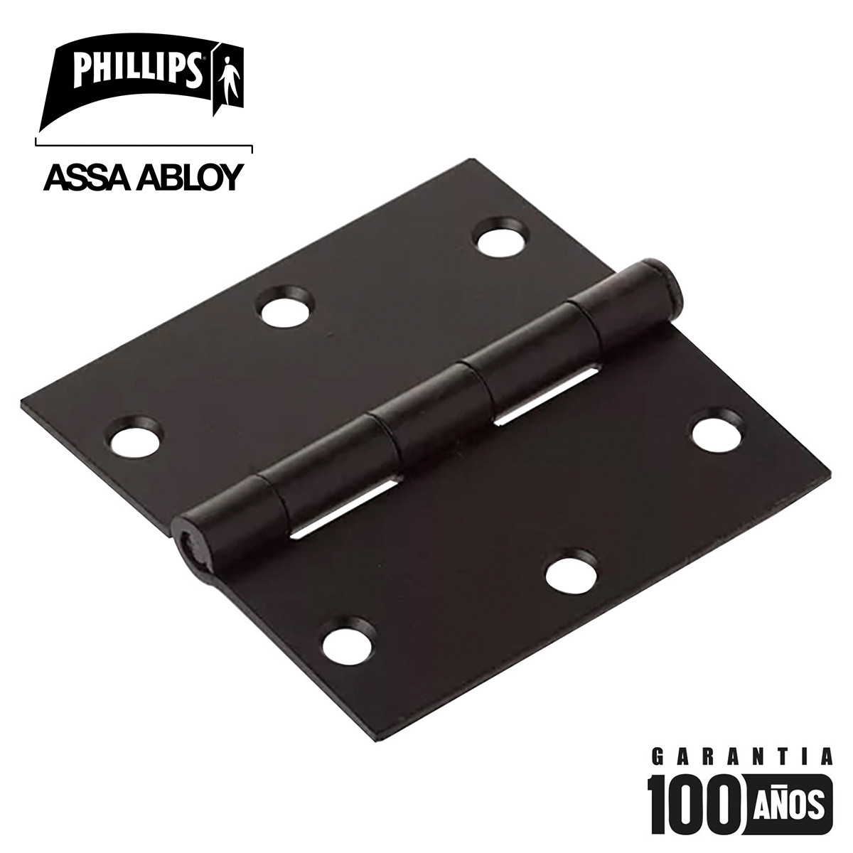 PHILLIPS - BISAGRA B 3X3 NEGRO