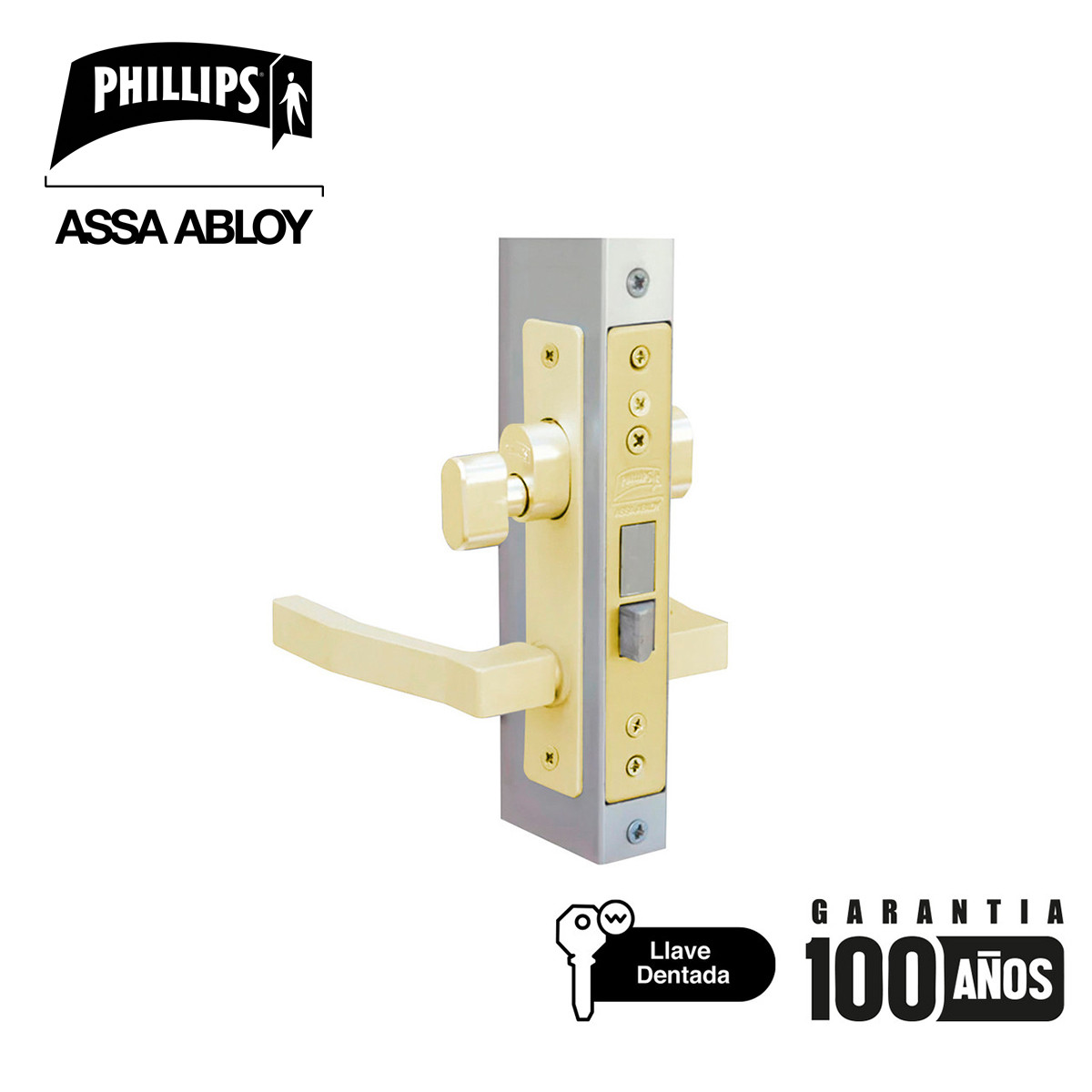 PHILLIPS - ALUMINIO 555 ANODIZADO AD CAJA