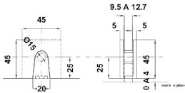 BRUKEN - BRK2731B ORB CLIP P VID LATCCE2731B-10MMORB/BRK2731B