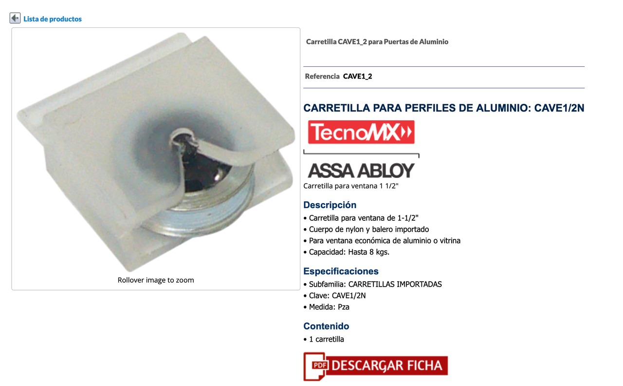 BRUKEN - CAVE NAT 1.5 CARR VENT PLAST0800CVEI11/20000/CAVEIM11/2