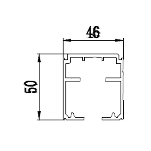 BRUKEN - BRK3933-5M RIEL SUP 1 CARRIL/5M/NM