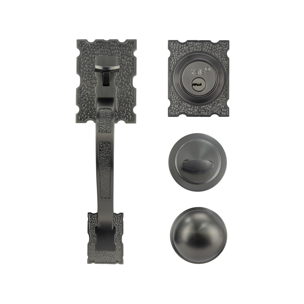 YALE - GATILLO COMITÁN GUN METAL LLAVE - MARIPOSA