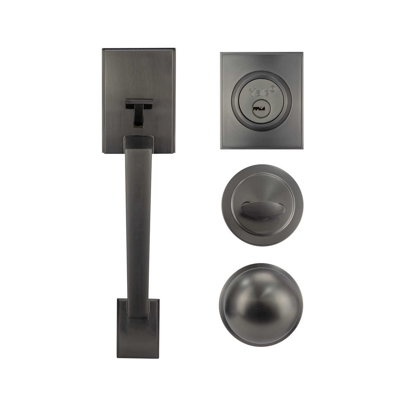 YALE - GATILLO MITLA GUM METAL LLAVE - MARIPOSA