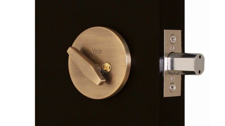 YALE - CERROJO ONESIDE 510 - M - LATON ANTIGUO - CAJA