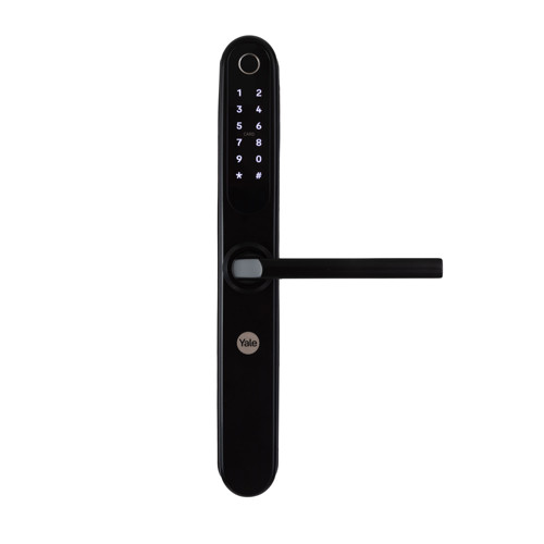 YALE - CERRADURA DIGITAL YSD100 MECANISMO 5085 PARA PUERTAS DE MADERA NEGRO