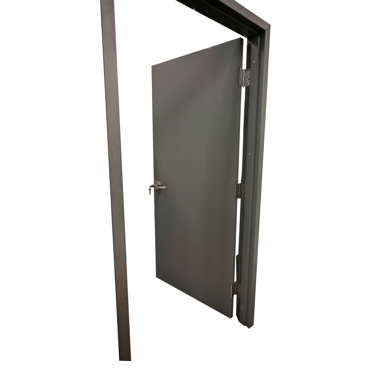 ANSI - KIT 1.1 PUERTA METALICA 3´0" X 7´0" CAL.18 RH CONTR CON CERRADURA APERTURA DERECHA