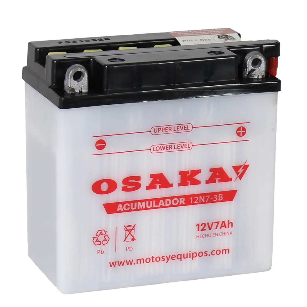 ACUMULADOR OSAKA 12N7-3B (6 PIEZAS X CAJA)